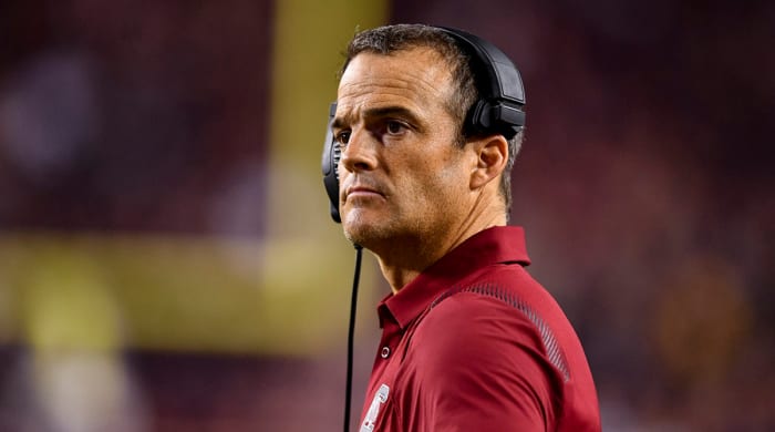 South Carolina coach Shane Beamer during a game.